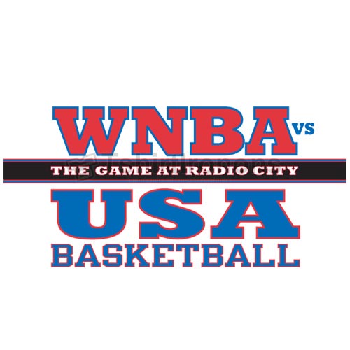 WNBA All Star Game T-shirts Iron On Transfers N5710